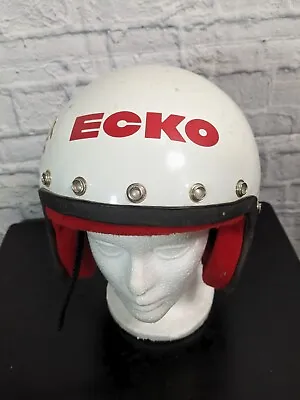 Ecko Red White Vintage Bmx Helmet Mens Medium • $109.65