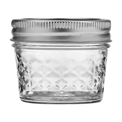 Ball Regular Mouth 4oz Quilted Pint Mason Jars 12 Count • $13.44