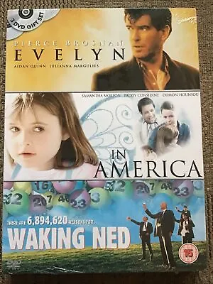 Triple DVD - Waking Ned / Evelyn / In America (DVD 2004) - NEW & SEALED • £17.99