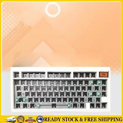 GMK81 RGB Mechanical Keyboard Kit Wired Keyboard 81 Keys Keyboard (White) *AU • $111.75