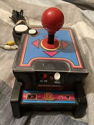 Vintage 2004 Jakks Ms PAC-MAN TV Plug In Play 7 In 1 • $20