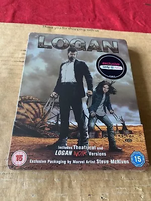 Logan Rare UK 1st Release Blu Ray Steelbook NEW & SEALED Marvel Wolverine X-Men • £39.98