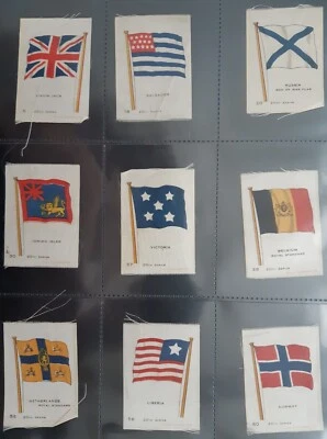 £15 • Buy 13/48 Godfrey Phillips BDV Cigarette Silks Flags 20th Series Orange