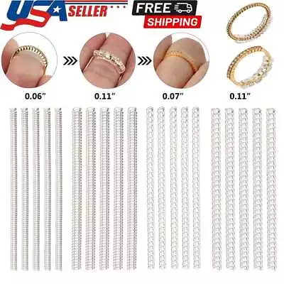 20Pcs Ring Size Adjuster Invisible Clear Ring Sizer Jewelry Fit Reducer Guard US • $6.85