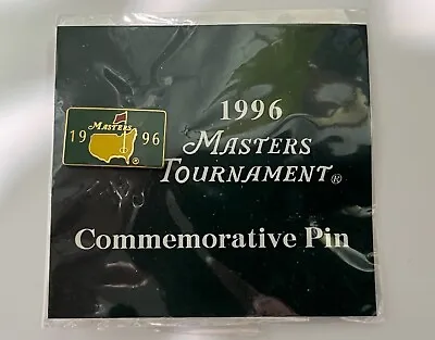 New 1996 Masters Commemorative Pin SEALED Augusta National Golf Memorabilia • $29.99