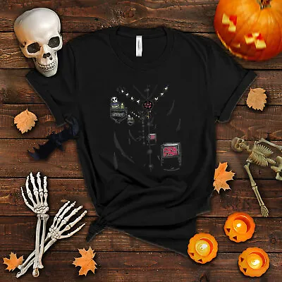 Mad Scientist Evil Witch Doctor Halloween Lab Coat T-Shirt • $18.99