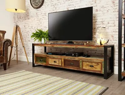 Baumhaus Urban Chic Open Widescreen Television Cabinet (IRF09C) SRP £495 • £65