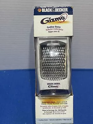 NIB Black & Decker Gizmo Cordless Electric Cheese Grater GG200 • $27.95