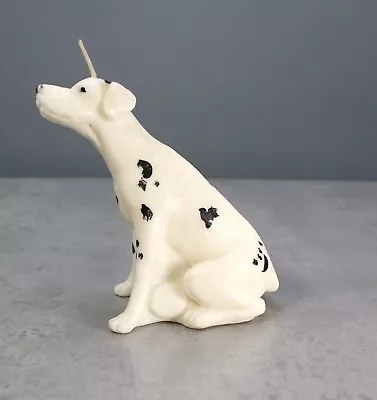 Vintage Dalmatian Dog Decorative Candle Figurine 1985 Small 4” Branded  • $19.99