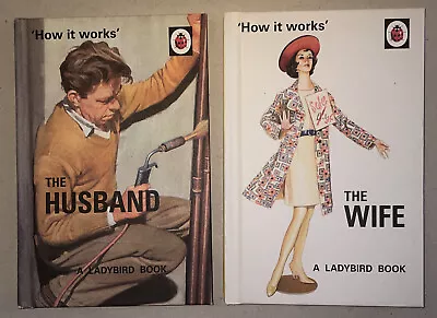 2 X Ladybird How It Works For Grown-Ups Books The Husband & The Wife - NEW • £5.99