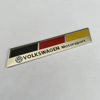 £20 • Buy VW Motorsports Badge Lupo, Polo, Golf, Passat, Transporter, Tiguan, Touareg