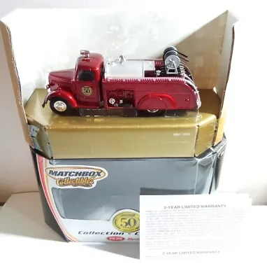 Matchbox Collectibles 50th Anniversary 1939 Bedford Fire Engine - 96947 - Boxed • £10.50