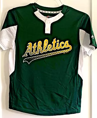 Oakland Athletics Majestic T-Shirt Size Youth Medium NWOT • $9.49