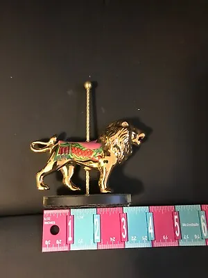 Franklin Mint Golden Carousel Faberge Collection Figure: Lion - H Hh • $35