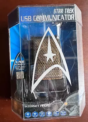 Star Trek USB Communicator Internet Phone 2009 Unopened • $99.99