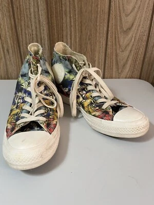$40 • Buy Converse Chuck Taylor All Star Lux Hi Tropical Women's Size 9 Hidden Wedge