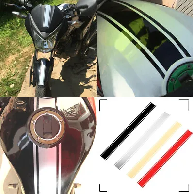 $7.39 • Buy 50cm Motorcycle Tank Cowl Vinyl Stripe Pinstripe Decal Sticker Trim Accessories