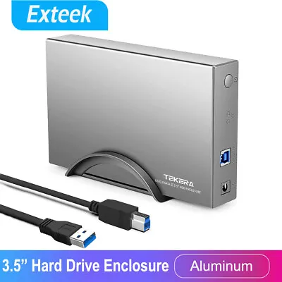 $42.95 • Buy USB 3.0  External 3.5  Inch SATAIII HDD SSD Hard Drive Enclosure Case