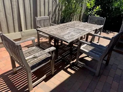 $350 • Buy Teak Outdoor Furniture Setting - Used