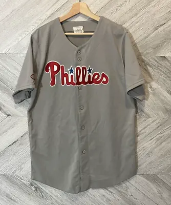 Vintage Louisville Slugger Philadelphia Phillies Baseball Jersey Large #7 • $58.87