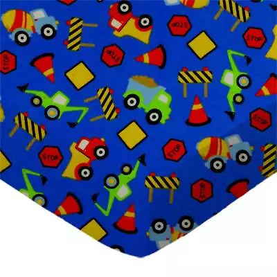 SheetWorld Fitted Large Pack N Play Sheet 29.5x42 Cotton Flannel Baby Transport • $23