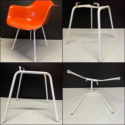 Metal BASE Eames WHITE HERMAN MILLER Fiberglass Chair Base H BASE • £96.50