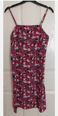 $19.50 • Buy Asos Maternity Dress Red Floral Size 10