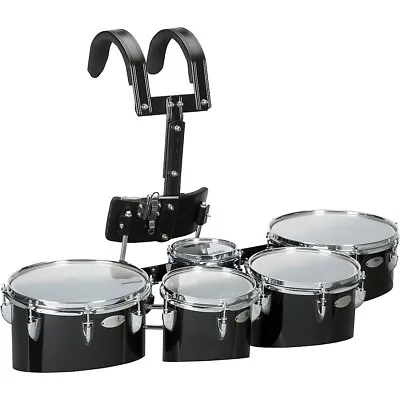 Sound Percussion Labs Birch Marching Quints With Carrier 6/8/10/12/13 Black • $369.99