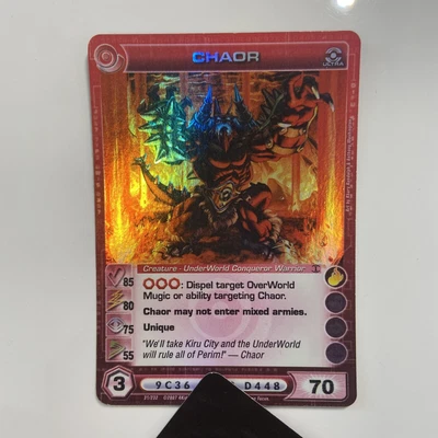 $182.94 • Buy Chaotic Card Chaor 1st Edition Ultra Rare