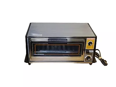 General Electric Toaster Oven A10T26 Vintage GE Countertop Chrome Toast-N-Broil  • $59.50