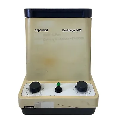 Eppendorf 5415 Benchtop 14000 RPM Centrifuge W/18 Well Fixed Angle Rotor • $79.99