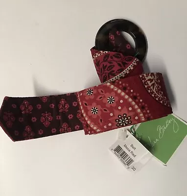 “MESA RED” Vera Bradley Reversible Belt Womens 44 1/2  X 1 3/4  Retired • $12