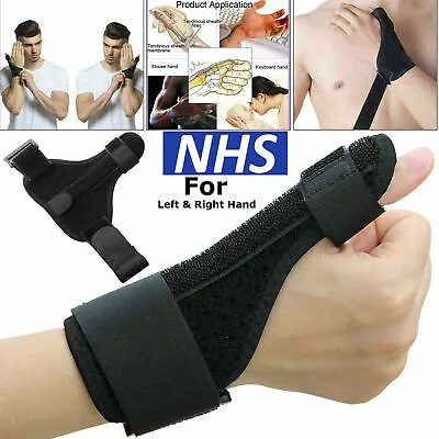 £4.45 • Buy Thumb Spica Support Strap Brace De Quervains Splint Tendonitis Sprain Arthritis