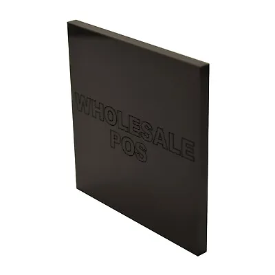 Black Perspex® Acrylic Plastic Sheet A5 A4 A3 Size 2mm 3mm 5mm 6mm 8mm 10mm 20mm • £264.30