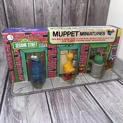 Vintage Sesame Street Muppet Miniatures 1974 New In Box Child Guidance Questor • $125