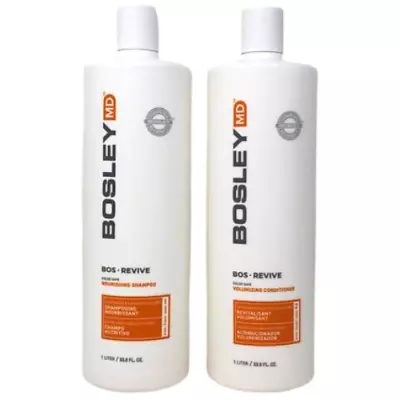 BOSLEY MD BOS-REVIVE Color Safe Shampoo & Conditioner Duo 33.8 Oz. • $38.95