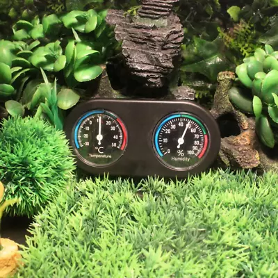 Reptile Tank Thermometer Hygrometer Monitor Temperature And Humidity In Vivarium • $8.49