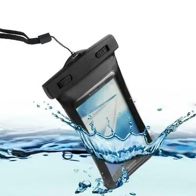 Waterproof Phone Pouch Underwater Case Dry Bag Cover With Sling And Arm Band • £2.99