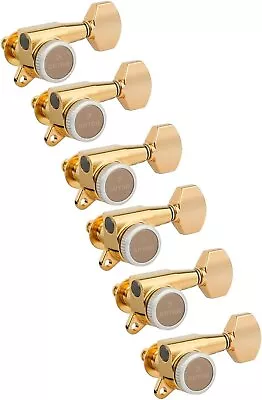 Gotoh Magnum Lock-Trad 6-In-Line Guitar Tuners Gold • $93.17