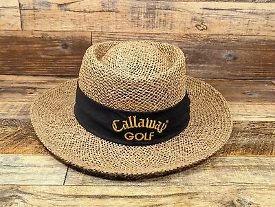 Callaway Golf Hat Straw Men's One Size Fits Most USA Made Cali Fame • $14.99