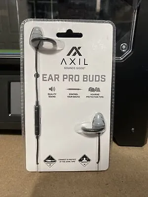 Axil Ear Pro Buds Hearing Protection Shooting Earbuds Sound Control Wired NEW • $19.99
