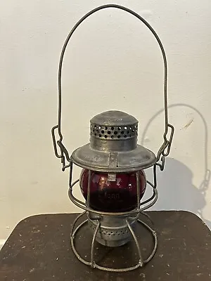 Adlake Kero Version 3 Illinois Central Railroad Lantern I.C.R.R Etched Red Globe • $95