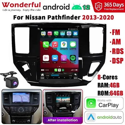 9.7  64G Android 12 GPS Navi Car Radio Carplay Stereo Unit For Nissan Pathfinder • $599.98