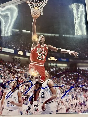 MOC Certified Authentic MICHAEL JORDAN Autographed 8*10 Photo CHICAGO BULLS KA2 • $0.99