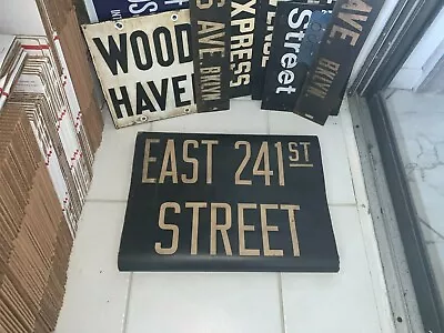 Ny Nyc Subway Roll Sign East 241st Street Mta Wakefield Bronx Irt White Plains  • $289.95