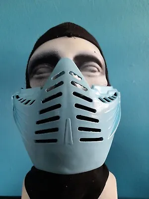 Mortal Kombat 2 Sub-Zero Sub Zero Mask Replica Cosplay Prop Costume Daniel Pesin • $75
