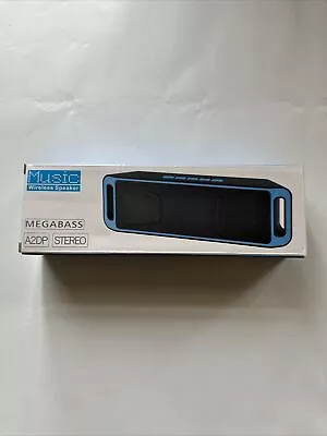 Brand New MUSIC WIRELESS SPEAKER A2DP MEGA BASS STEREO BLUE TF USB AUX FM SFPD • $15