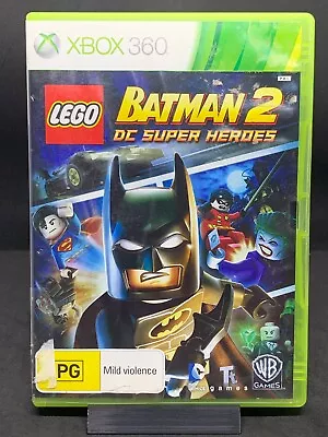 Lego Batman 2 DC Super Heroes Xbox 360 Microsoft PAL No Manual • $8
