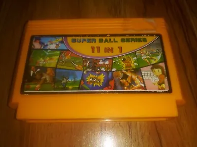 Famicom Super Ball Series 11 In 1 (but Two Don't Load Up!) • $12