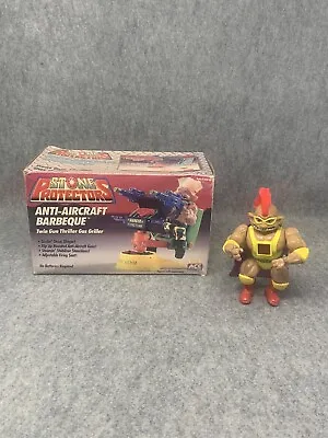New! Stone Protectors Anti-Aircraft Barbeque Play Set 1993 W/ FIGURE • $25